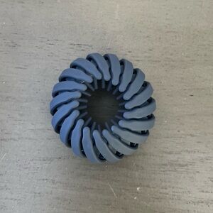 Navy Blue Neutral Matte Messy Updo Ponytail Extra Hold 1" Birds Nest Hair Clip